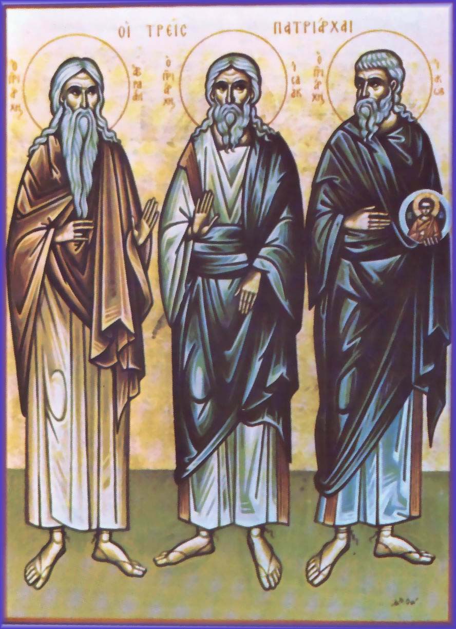 the Patriarchs Abraham, Isaac, and Jacob Orthodox icons, Story of