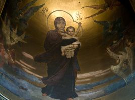 Икона Богоматерь С Младенцем (во Владимирском соборе в Киеве)