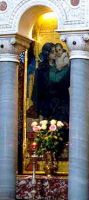 Икона Богоматерь С Младенцем На Престоле (в иконостасе Владимирского собора в Киеве)