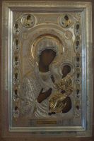 Икона Иверская (в Свято-Озерском Валдайском монастыре)