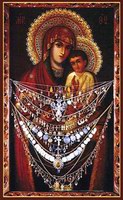 Икона Святогорская (из Свято-Успенской лавры на Донбассе)