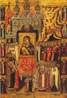 Икона Сретение Владимирской Иконы Пресвятой Богородицы