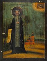 Икона Макарий Римлянин, Новгородский, прп.