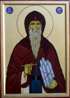 Икона Георгий Святогорец, Иверский, прп.