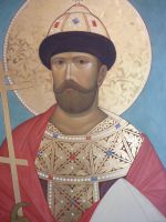 Икона Николай император, мч.