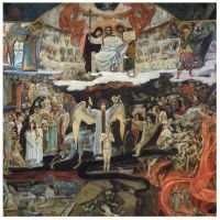 На картинке: Страшный Суд. Икона. Ярославль (?), конец XVII века.
