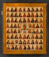 Икона Собор Богородичных Икон (Многочастная Икона Пресвятой Богородицы)