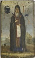 Икона Петр Галатийский, Молчальник, прп.