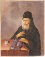 Икона Алипий Печерский, Иконописец, прп.