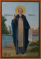 Икона Кирилл Новоезерский, прп.