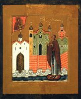 Икона Антоний Римлянин, Новгородский, прп.