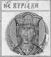 Икона Кириакия Никомидийская, мц.