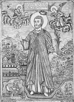 Икона Константин Идрийский, Родосский, мч.