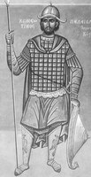 Икона Константин XI Палеолог, Драгаш, Император, св.