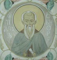 Икона Павел Комельский, Обнорский, прп.